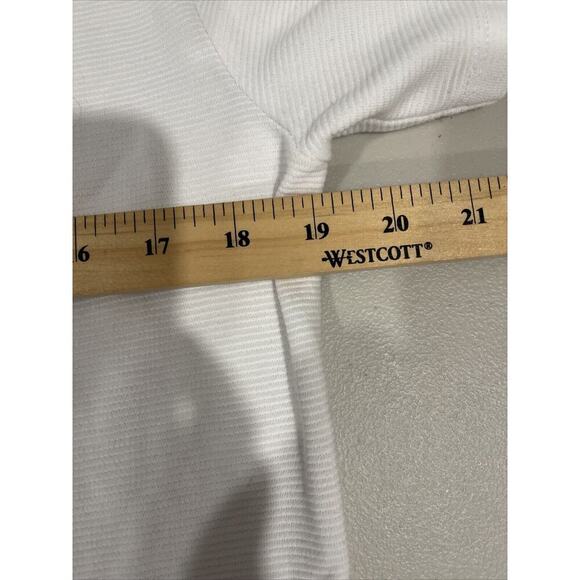 Zara Women M Shift Dress Crew Neck Short Sleeve Cotton Blend Ribbed T Shirt Prep - Picture 6 of 10